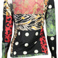 Black Elastane Women Sweater