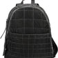 Black Polyurethane Women Backpack
