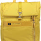 Yellow Nylon Men Backpack