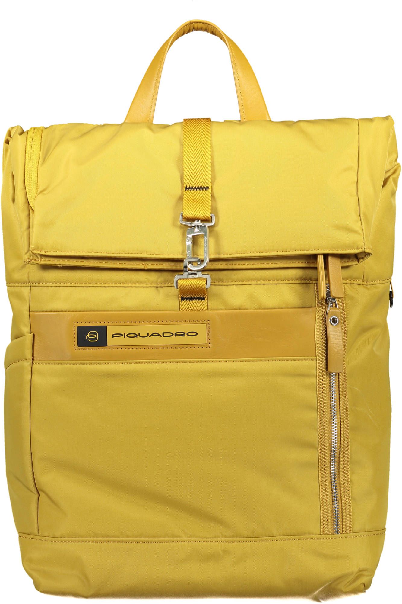 Yellow Nylon Men Backpack