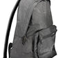 Black Polyester Men Backpack