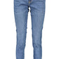Blue Cotton Women Skinny Jean
