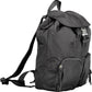 Black Nylon Women Backpack