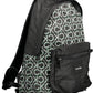Black Polyester Men Backpack