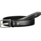 Black Leather Men Belt
