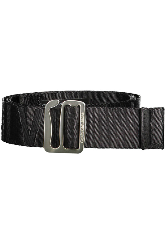 Black Nylon Mens Belt