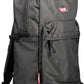 Black Polyester Men Backpack