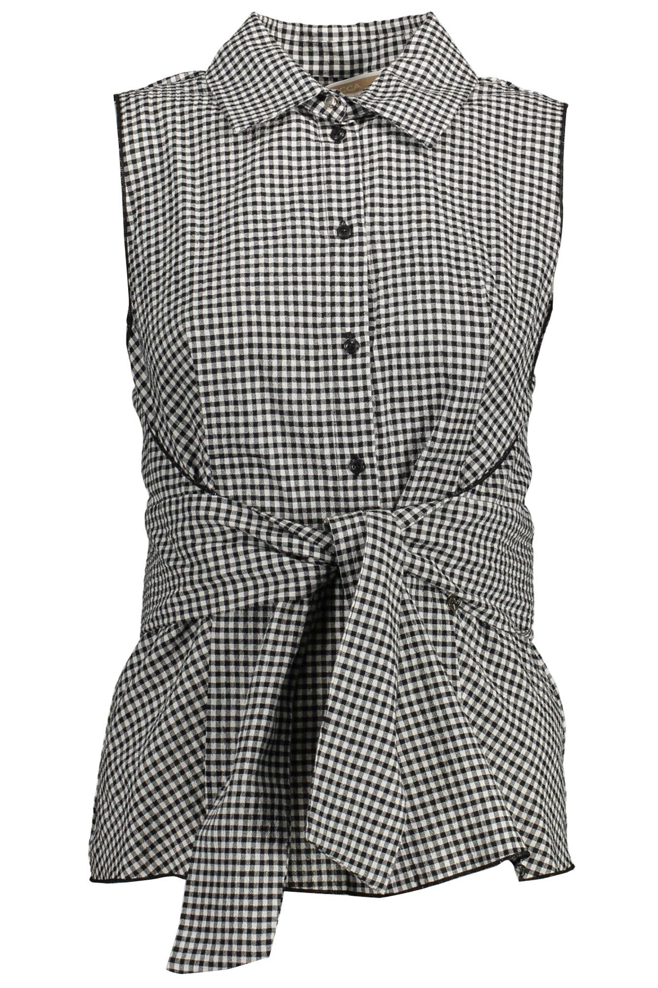 Black Cotton Women Shirt