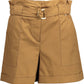 Brown Cotton Women Jeans