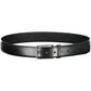 Black Leather Men Belt