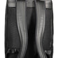 Black Polyester Men Backpack