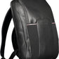 Black Polyester Men Backpack