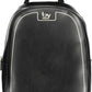 Black Polyethylene Women Backpack