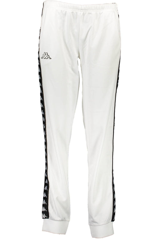 White Polyester Women Pant