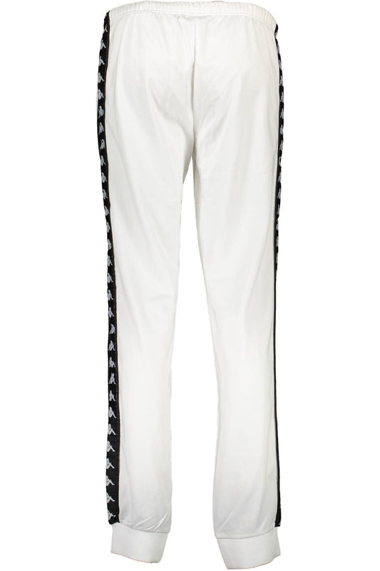 White Polyester Women Pant