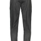 Black Polyester Men Sports Trouser