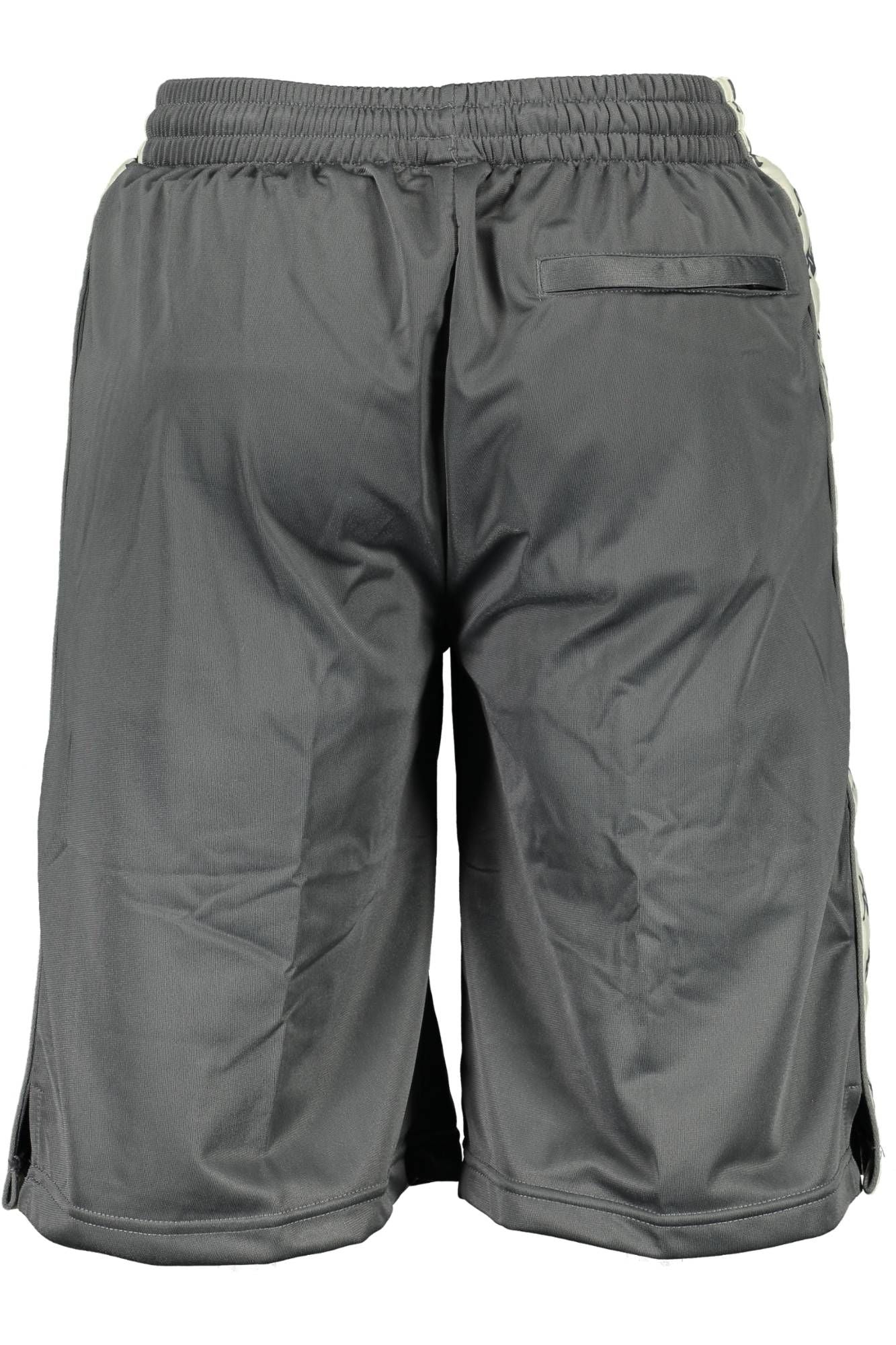 Gray Polyester Men Short