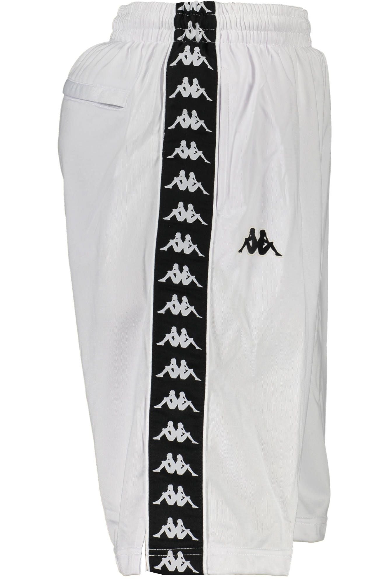 White Polyester Men Short