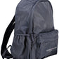 Blue Polyester Men Backpack