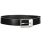 Black Leather Men Belt