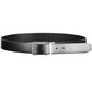 Black Leather Men Belt