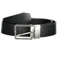 Black Leather Men Belt