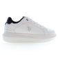 White Polyester Women Sneaker