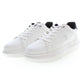 White Polyester Women Sneaker