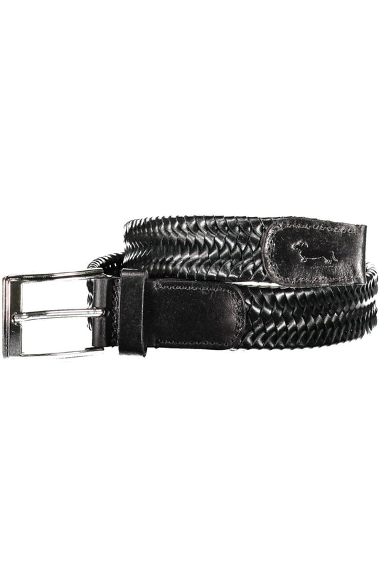 Black Leather Men Belt