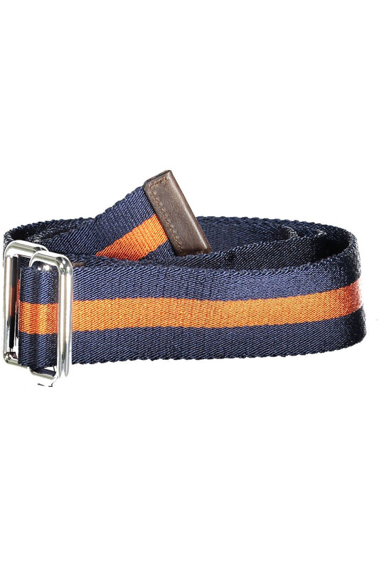 Blue Polyamide Men Belt