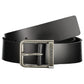 Black Leather Men Belt