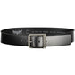 Black Leather Men Belt
