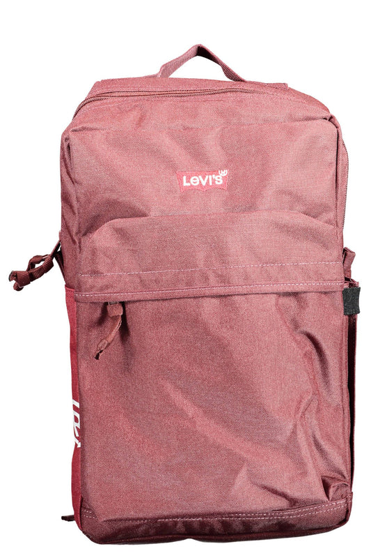 Purple Polyester Men Backpack