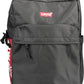 Black Polyester Men Backpack