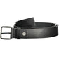 Black Leather Men Belt