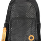 Black Nylon Men Backpack