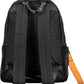 Black Nylon Men Backpack