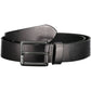 Black Leather Men Belt