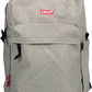 Gray Polyester Men Backpack