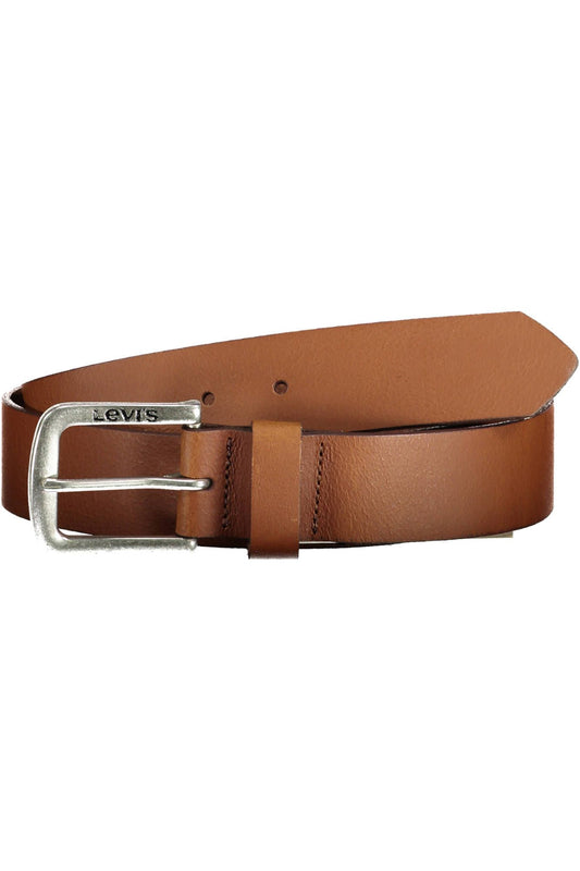 Brown Leather Men Belt