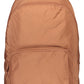 Brown Recycled Polyester Men Backpack