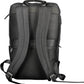 Black Polyester Men Backpack