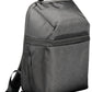 Black Polyester Men Backpack