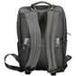 Black Polyester Men Backpack