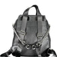 Black Polyurethane Women Backpack