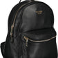 Black Polyurethane Women Backpack