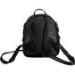 Black Polyurethane Women Backpack