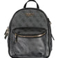 Black Polyurethane Women Backpack