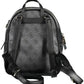 Black Polyurethane Women Backpack