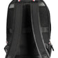Black Polyester Men Backpack